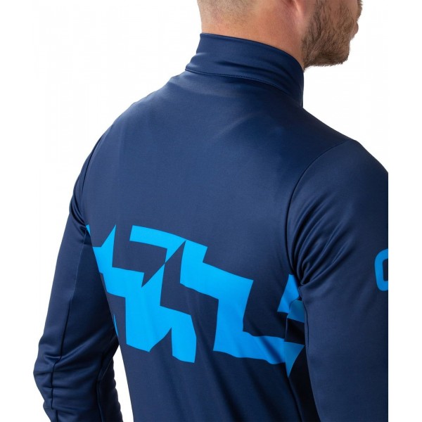 ALE READY Radtrikot langarm blau