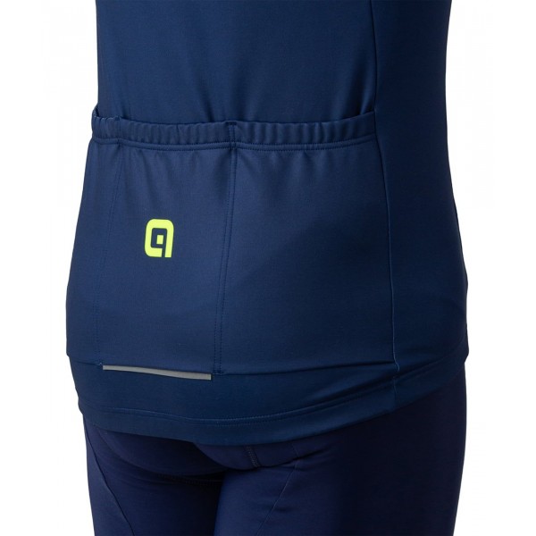 ALE READY Radtrikot langarm blau