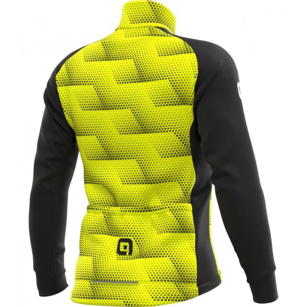 ALE SHARP Winter Fahrradjacke schwarz/neongelb