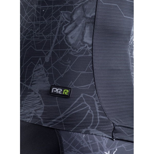 ALE SKULL Radtrikot kurzarm schwarz