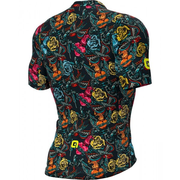 ALE TATTOO Radtrikot kurzarm grau