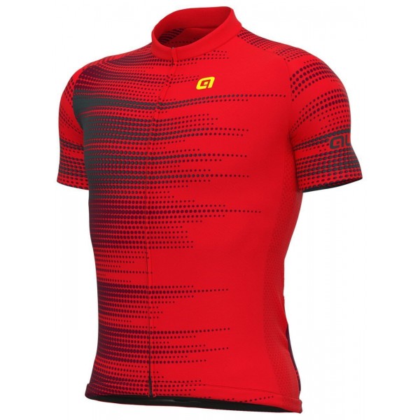ALE TURBO Radtrikot kurzarm rot