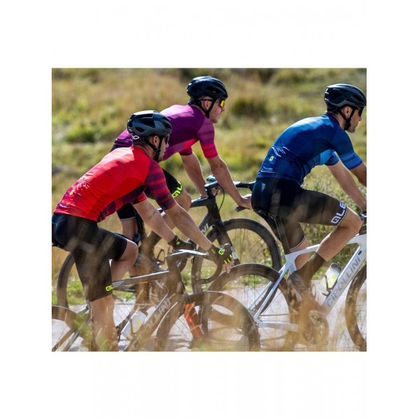 ALE TURBO Radtrikot kurzarm rot