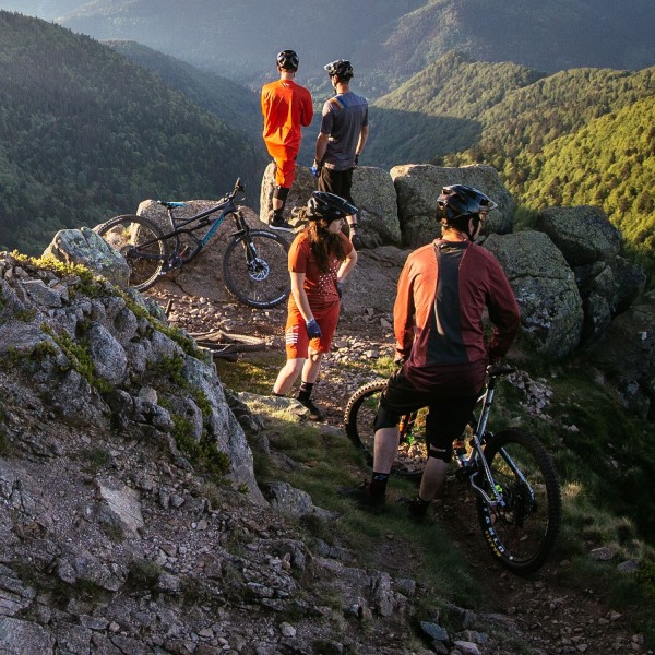 ALPS 8.0 Radtrikot langarm MTB/Freeride burgundy maroon