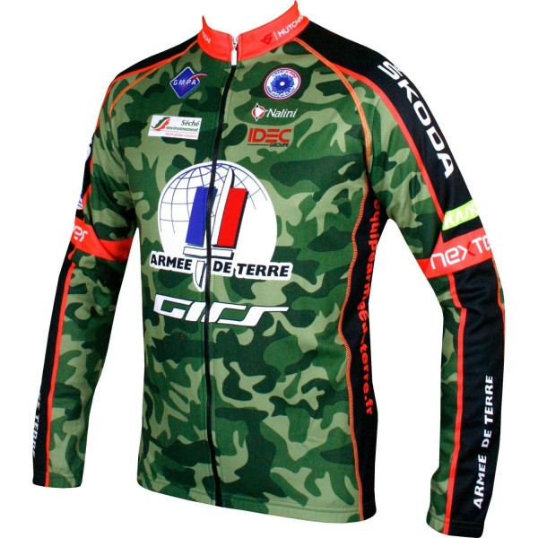 ARMEE DE TERRE 2018 Radtrikot langarm-Radsport-Profi-Team