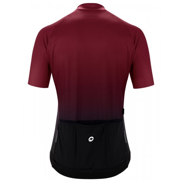 MILLE GT JERSEY C2 SHIFTER-Radtrikot kurzarm bordeaux rot/schwarz