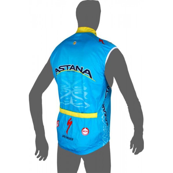ASTANA 2015 Wind-Weste Radsport-Profi-Team