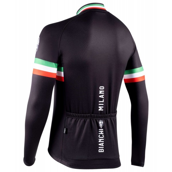 STORIA Radtrikot langarm schwarz