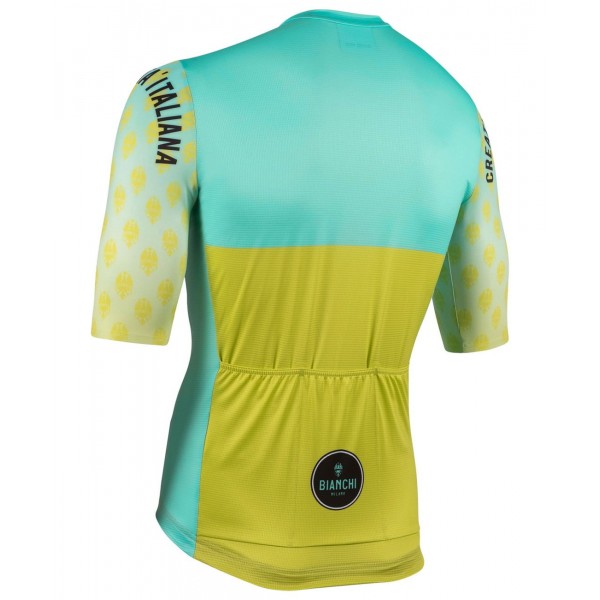 TIRANO Radtrikot kurzarm gelb/celeste TIRANO Radtrikot kurzarm gelb/celeste
