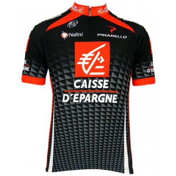 Caisse d'Epargne 2010 Radtrikot kurzarm kurzer RV-Radsport-Profi-Team