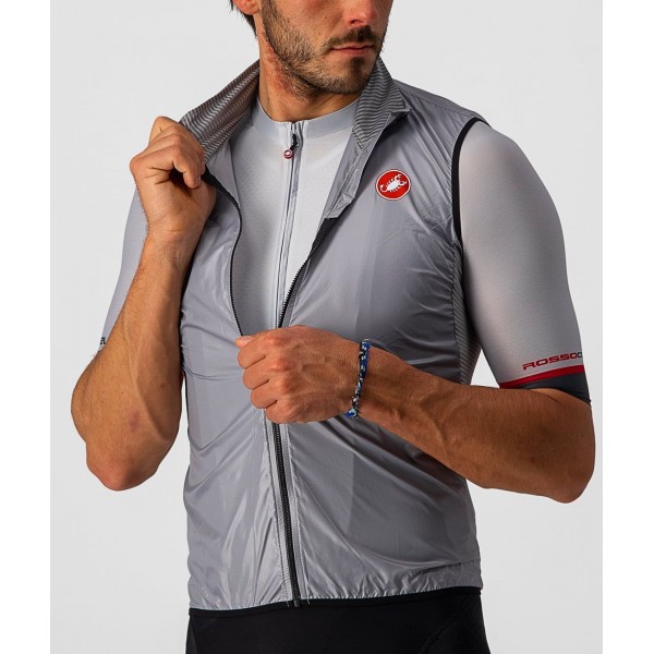 ARIA VEST-Fahrradweste silber-grau