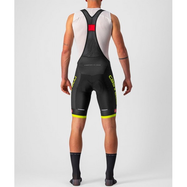 SCORPIONE 3+COMPETIZIONE KIT Radsport-Set (Kurzarmtrikot+Trägerhose) neon-gelbgrün/schwarz SCORPIONE 3+COMPETIZIONE KIT Radsport-Set (Kurzarmtrikot+Trägerhose) neon-gelbgrün/schwarz