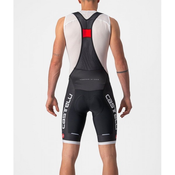 COMPETIZIONE KIT Trägerhose kurz schwarz/silber-grau COMPETIZIONE KIT Trägerhose kurz schwarz/silber-grau