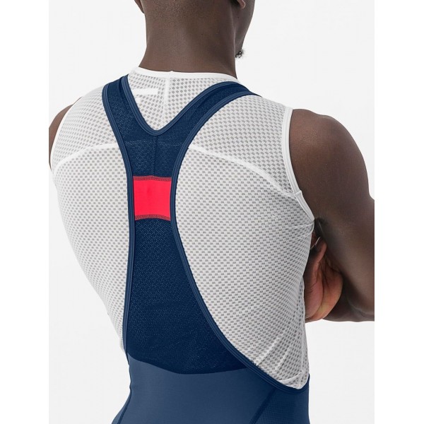 COMPETIZIONE Trägerhose kurz blau