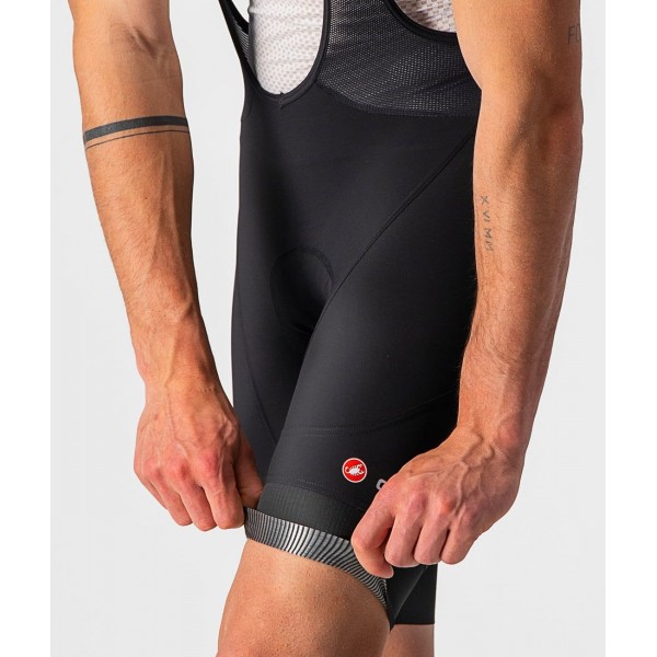 ENDURANCE 3 Trägerhose kurz schwarz