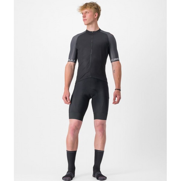 ENTRATA VI Radtrikot kurzarm schwarz