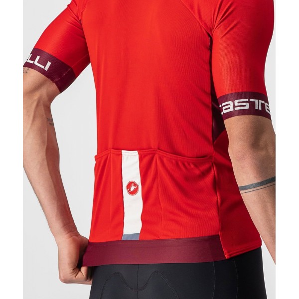 ENTRATA VI Radtrikot kurzarm rot