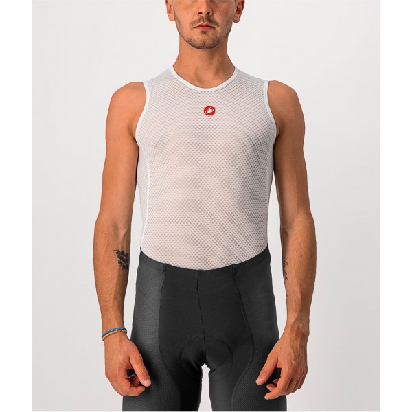 PRO ISSUE Funktionsunterhemd ärmellos weiß