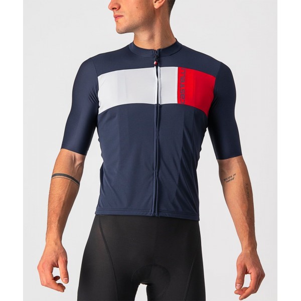 PROLOGO 7 Radtrikot kurzarm blau