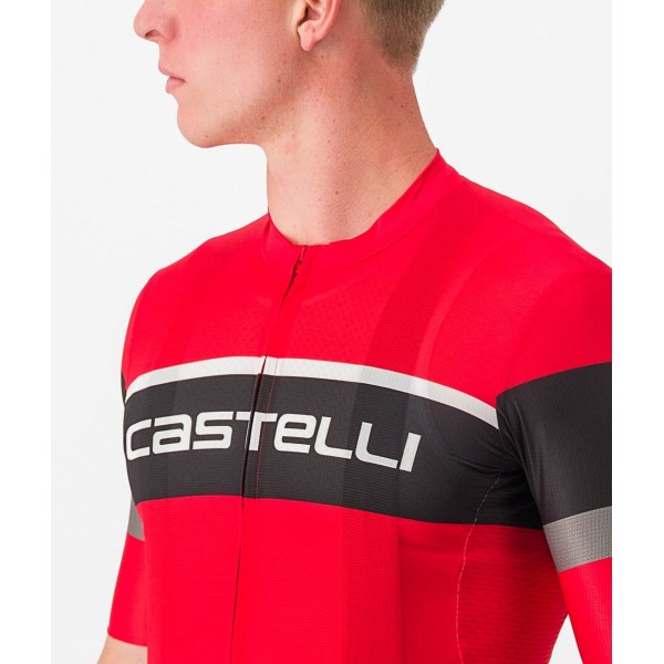 SCORPIONE 3 Radtrikot kurzarm rot/schwarz