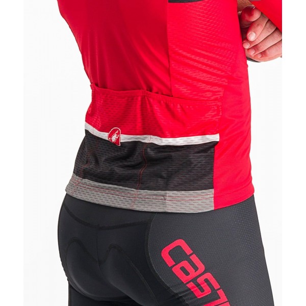 SCORPIONE 3 Radtrikot kurzarm rot/schwarz