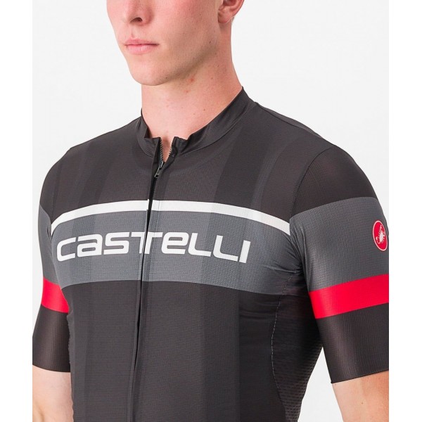 SCORPIONE 3 Radtrikot kurzarm schwarz/grau