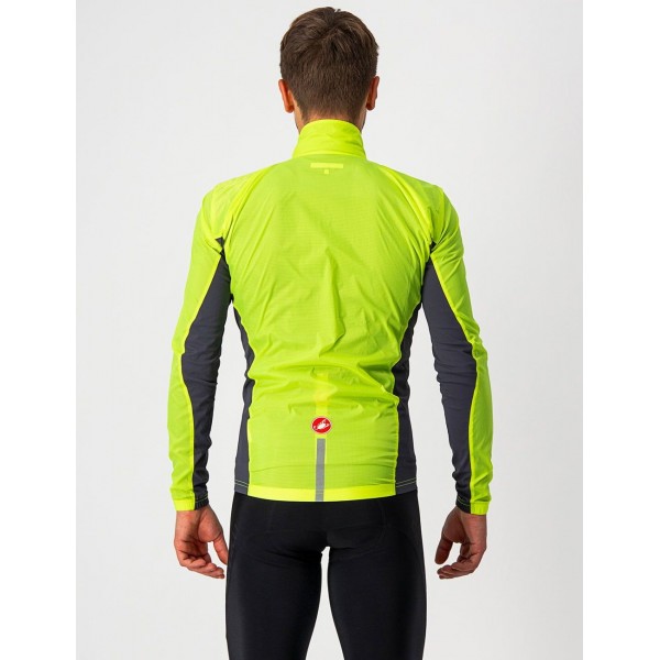 SQUADRA STRETCH JACKET-Fahrrad Windjacke neongelb