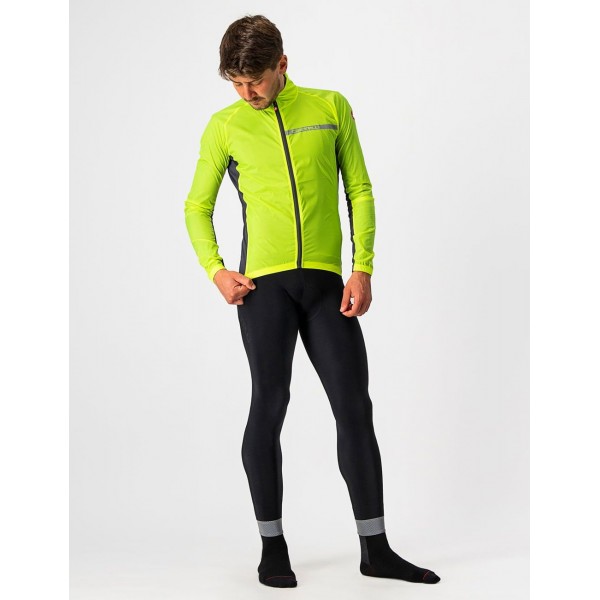 SQUADRA STRETCH JACKET-Fahrrad Windjacke neongelb