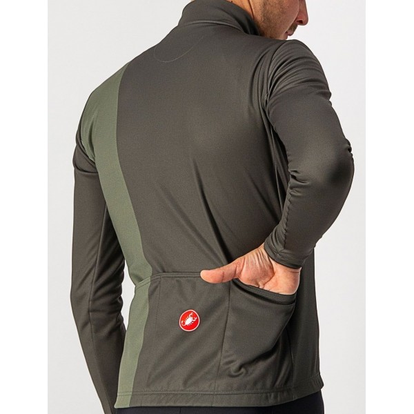 TRAGUARDO Radtrikot langarm grün