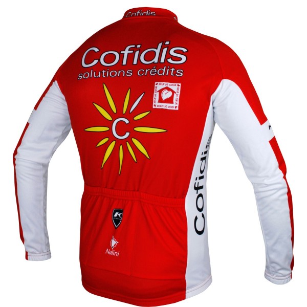 COFIDIS 2018 Radtrikot langarm-Radsport-Profi-Team