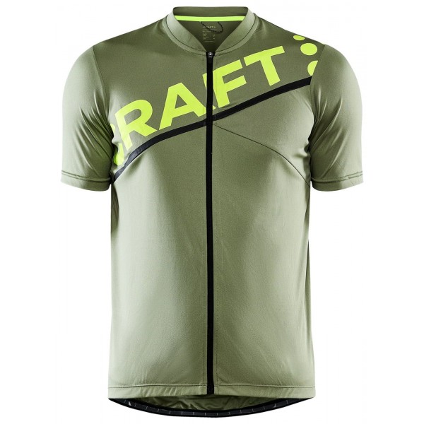 Core Endurance Logo Radtrikot kurzarm grün