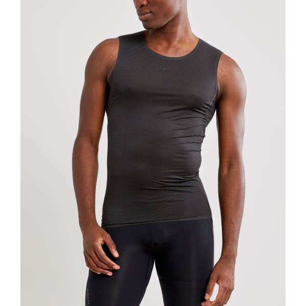 NANOWEIGHT Funktionsshirt ärmellos schwarz