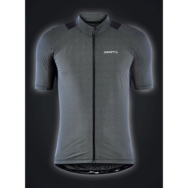Pro Endurance Lumen Vollreflex Radtrikot kurzarm schwarz