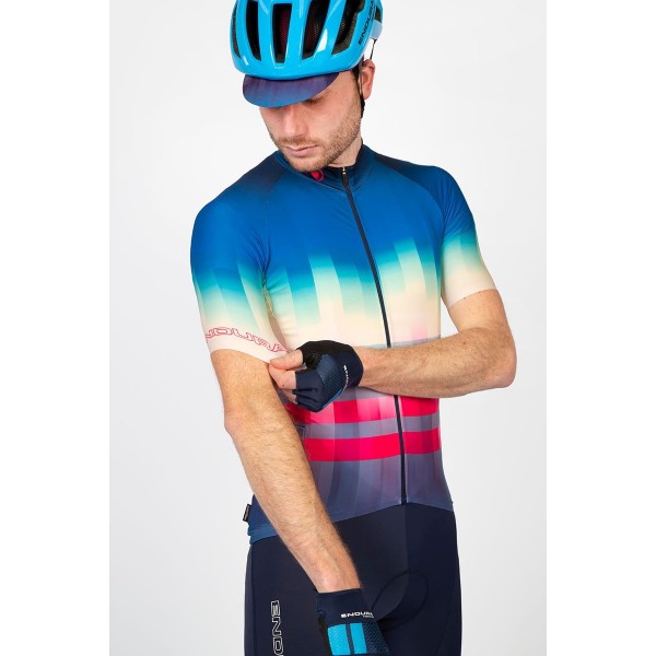 EQUALIZER LTD Radtrikot kurzarm blau