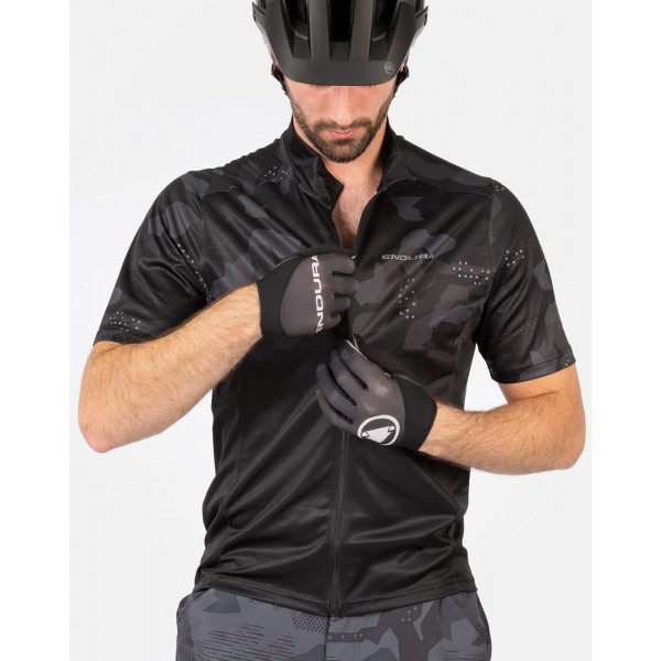 HUMMVEE RAY Radtrikot kurzarm schwarz