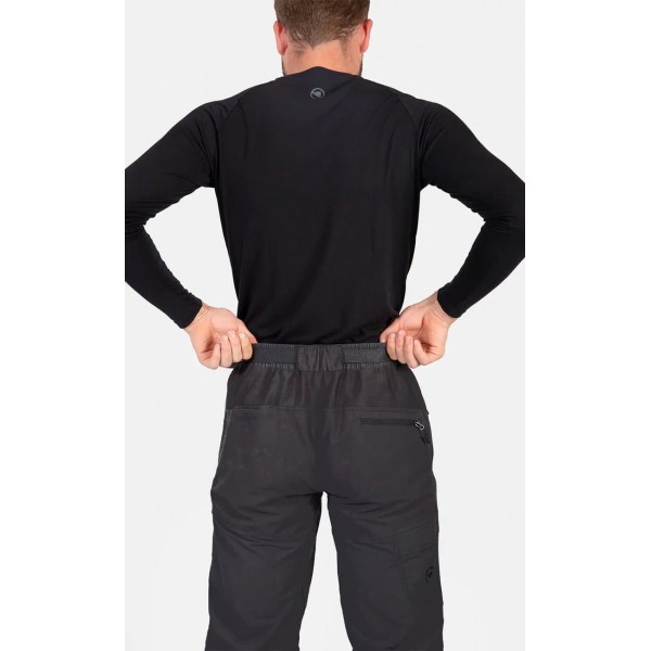 HUMMVEE Zip Off MTB-Radhose lang schwarz