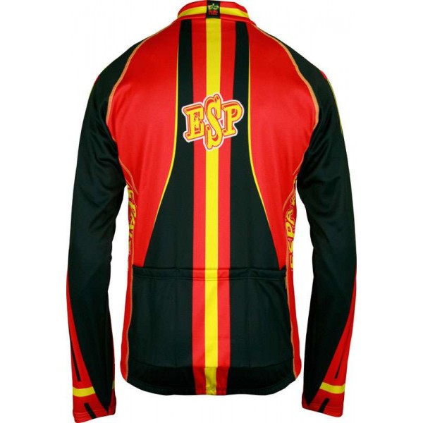 ESPAÑA 2012 Radsport-Profi-Team-Radsport-Langarmtrikot