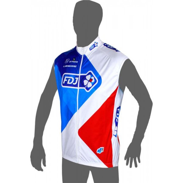 FRANCAISE DES JEUX (FDJ) 2016 Wind-Weste B'TWIN Radsport-Profi-Team FRANCAISE DES JEUX (FDJ) 2016 Wind-Weste B'TWIN Radsport-Profi-Team