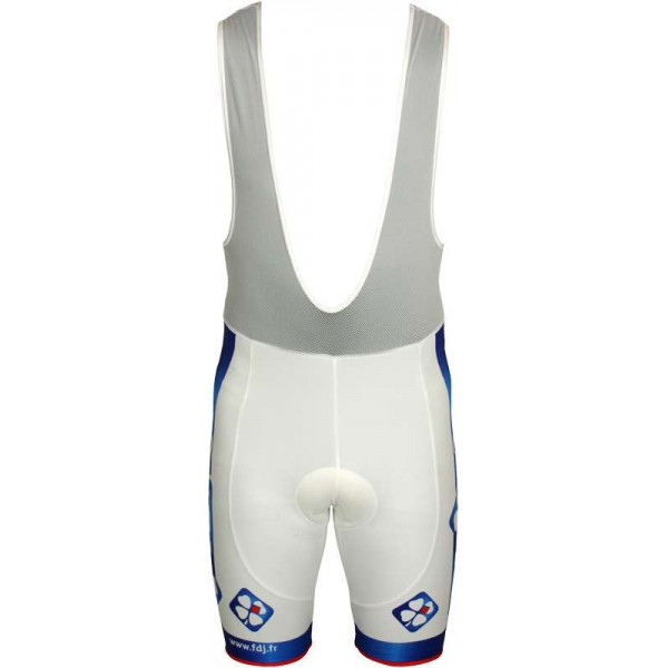 FRANCAISE DES JEUX (FDJ) 2011 Radsport-Profi-Team-Trägerhose weiß