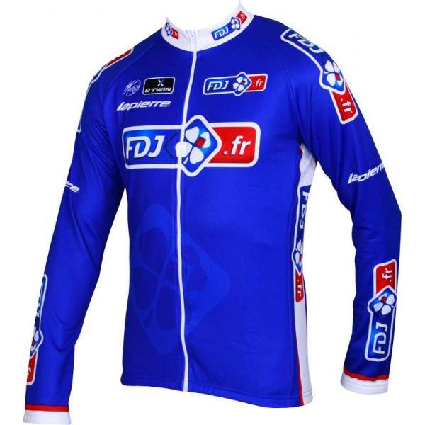 FRANCAISE DES JEUX (FDJ)-TOUR 2013 Radsport-Profi-Team-Langarmtrikot