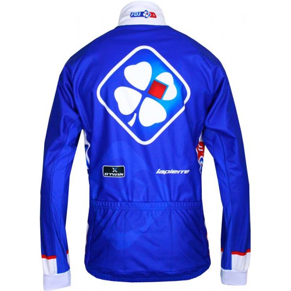 FRANCAISE DES JEUX (FDJ) 2013 Fahrrad Winterjacke-B'TWIN Radsport-Profi-Team