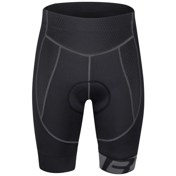B30 Radhose kurz schwarz/grau