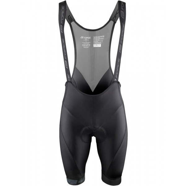 TEAM PRO Radsport-Set (Radtrikot langer RV+Trägerhose) schwarz