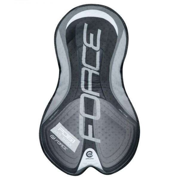 FAME Trägerhose kurz schwarz/weiß