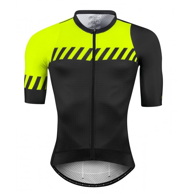 FASHION Aero Radtrikot kurzarm neongelb/schwarz FASHION Aero Radtrikot kurzarm neongelb/schwarz