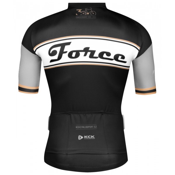 RETRO Radtrikot kurzarm schwarz RETRO Radtrikot kurzarm schwarz