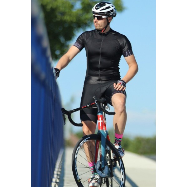 SHINE Trägerhose kurz schwarz