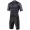 PODIUM Radsport-Set (Radtrikot kurzarm+Trägerhose kurz) schwarz/grau