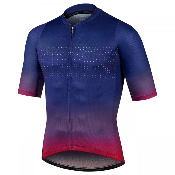 PODIUM Radsport-Set (Radtrikot kurzarm+Trägerhose kurz) blau/schwarz