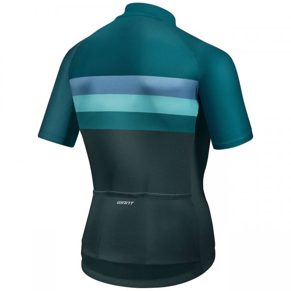 RIVAL Radsport-Set (Kurzarmtrikot+Trägerhose) blau-grün/schwarz